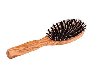 Redecker 721210 - Cepillo ovalado con cerdas de jabalí y lápices de madera