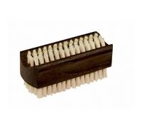 Redecker Natural Pig Bristle Cepillo con mango de Thermowood engrasado 3-3/4 pulgadas Luz