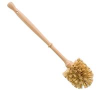 Redecker Union Fiber - Escobilla de baño con mango de madera de haya sin tratar, fabricado en Alemania