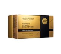 Redenhair - Ampollas de Reparación e Hidratación - Tratamiento para Pelo Seco y Dañado - Mejora la Calidad del Cabello - Acción Regenerativa, Reparadora, Hidratante y Protectora - 8 Ampollas de 8ml