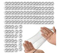 Redes cabello nylon invisibles: juego pelota malla transpirable 100 piezas, solución contención cabello unisex | Uso la fábrica cocina del restaurante en casa,