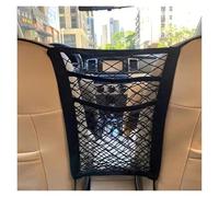 Redes de almacenaje para coche Bolsa Red Almacenamiento Coche Divisor Entre Asientos Barrera Mascotas Bolsa Malla Elástica Extensible Organizador Accesorios Para Coche Red Almacenamiento(Three layers)