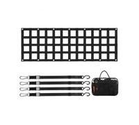 Redes de almacenaje para Coche Red Elástica Portón Trasero Coche Organizador Almacenamiento Maletero con 4 Correas Telescópicas Red para Equipaje Remolque para Jeep SUV Red Maletero Coche(60 x 18in)