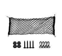 Redes de almacenaje para Coche Red Malla Elástica Nailon Maletero Coche Organizador Almacenamiento Parte Trasera Maletero Soporte Red Equipaje 4 Tamaños Red Maletero Coche(D 90X40cm)