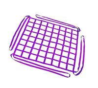 Redes De Carga De Elevación - Red De Elevacións con Eslinga De Nailon Plana, Bolsa De Carga Resistente Al Desgarro, Red De Elevación De Nailon, Reds Elástica Colgante(1 X 1M/Mesh 10cm/Load 2t)