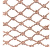 Redes de cuerda de yute y cáñamo. Seguridad y decoración. Escaleras para mascotas y niños. Barandillas de balcón. Redes de protección. Redes para parques infantiles. Rede(Size:4M*7M(13.1FT*22.9FT))