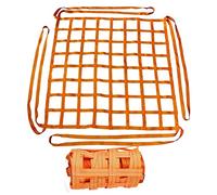 Redes de elevación, Correas de Red de Seguridad para Carga de Alta Resistencia, Eslinga Plana de Nailon Resistente al desgarro, Malla Cuadrada de 15 cm para Barcos, contenedores, construcció