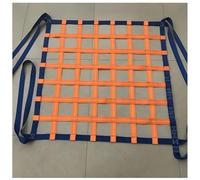 Redes de elevación y izaje, Red de Eslinga Plana de poliéster de Alta Resistencia - 1x1 m, Capacidad de 500 kg, Red Resistente al desgarro para elevación y suspensión de Carga en construcció