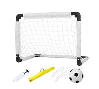 Redes de fútbol para niños para patio trasero, porterías de fútbol al aire libre para patio trasero, equipo de entrenamiento pequeño, red de fútbol con bolsa de almacenamiento para gimnasio, juegos