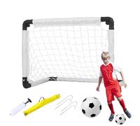 Redes de fútbol para niños para patio trasero, red de fútbol plegable para niños, equipo de entrenamiento portátil con bolsa de almacenamiento para práctica, campo, juegos de calle, gimnasio, playa
