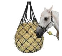 Redes de heno gourmands para alimentador de heno - Bolsas de heno de alimentación lenta de PE de 5 pulgadas | con cesta portagolosinas de fijo para puestos, pastores, agricultores, cursos