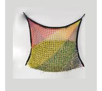 Redes de heno para caballos y cabras de alimentación lenta, contenedor de almacenamiento de heno, suspensión, agujero de alimentación ajustable de apertura lenta, para ovejas, burros (multicolor, S)