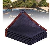 Redes de hojas para piscinas en el suelo y sobre el suelo, cubierta rectangular para hojas de piscina que puede limpiar fácilmente hojas y escombros, cubierta de malla fina para invierno, material de
