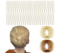 - Redes de pelo para moños de danza, redes para el pelo para moños, red invisible de ballet - Mantenimiento seguro con horquillas para moños