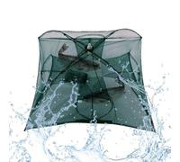 Redes de pesca plegables: red de pesca portátil para un fácil almacenamiento, diseño compacto | Redes de pesca plegables, red de pesca, equipo de pesca al aire libre, red plegable para pescadores