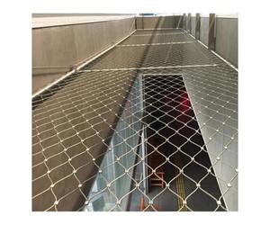 Redes de protección, Rollo de red cuerda metal, tejido precisión, fuerte capacidad carga, protección seguridad, flexible(25 * 3m/82.1 * 9.8ft)
