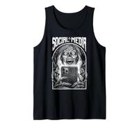 Redes Sociales Chica Zombie Divertido Mujer No Muerta Halloween Camiseta sin Mangas