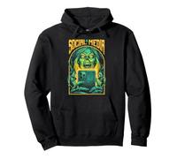 Redes Sociales Chica Zombie Divertido Mujer No Muerta Halloween Sudadera con Capucha