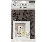 Redesign With Prima Redesign Decor Moulds 5"x8"x8mm-Leafy Blossoms Crafting Resin Molds for air Dry Clay DIY Projects Funiture Dresser, Chocolate,Cake,Candy,Backery,Soap,Polymer Clay,hot Glue