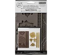 Redesign With Prima Redesign Decor Moulds-Agadir Patterns 5"x8"x8mm Crafting Resin Molds for air Dry Clay DIY Projects Funiture Dresser, Chocolate,Cake,Candy,Backery,Soap,Polymer Clay,hot Glue