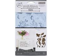 Redesign With Prima Redesign Decor Moulds Aviary-5"x8"x8mm Crafting Resin Molds for air Dry Clay DIY Projects Funiture Dresser, Chocolate,Cake,Candy,Backery,Soap,Polymer Clay,hot Glue