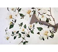 Redesign with Prima - Transferencias pequeñas de magnolia blanca de 6 x 12 pulgadas, 3 hojas de transferencia para muebles, calcomanías vintage para manualidades, decoración clásica de primavera,