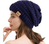 REDESS Slouchy Beanie Hat para Hombres y Mujeres Winter Warm Chunky Soft Oversized Gorro de Punto de Cable