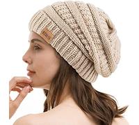 REDESS Slouchy Beanie Hat para Hombres y Mujeres Winter Warm Chunky Soft Oversized Gorro de Punto de Cable