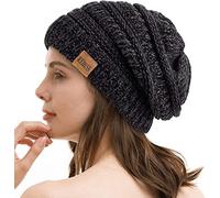 REDESS Slouchy Beanie Hat para Hombres y Mujeres Winter Warm Chunky Soft Oversized Gorro de Punto de Cable