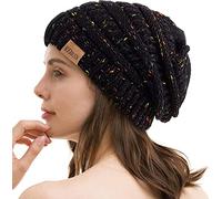 REDESS Slouchy Beanie Hat para Hombres y Mujeres Winter Warm Chunky Soft Oversized Gorro de Punto de Cable