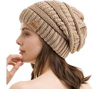 REDESS Slouchy Beanie Hat para Hombres y Mujeres Winter Warm Chunky Soft Oversized Gorro de Punto de Cable