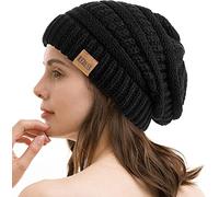REDESS Slouchy Beanie Hat para Hombres y Mujeres Winter Warm Chunky Soft Oversized Gorro de Punto de Cable