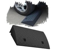 REDEXI 3cm-22cm De Altura Rampas De Umbral, Rampas De Bordillo Para Aceras Rampa De Entrada Antideslizante, Rampa Para Silla De Ruedas De Escalones Rampas De Acera De PVC Para Scooter, Bicicleta, Moto