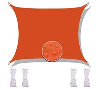 Redfire Toldo Vela 2X3M, Protección del Medio Ambiente Toldos Vela Baratos Impermeable Protección Rayos UV Paño de Oxford Incluyendo Cuerda de Sujeción para Patio Trasero Naranja