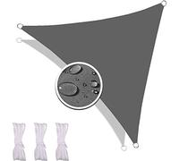 Redfire Toldo Vela de Sombra Triangular 5X5X5M, Proteccion Solar Toldo de Terraza Exterior Resistente a la Intemperie Paño de Oxford Incluyendo Cuerda de Sujeción para Exteriores Gris Oscuro