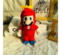 (RedFlyingPropellerMario)Juego de juguetes de peluche Super Mario Bros con material de felpa corto para niños y coleccionistas