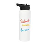 Redheads Are Sunshine Mixed With A Little Hurricane - Funny Stainless Steel Insulated Water Bottle