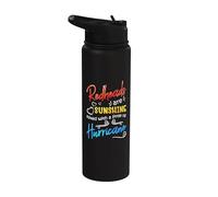 Redheads Are Sunshine Mixed With A Little Hurricane - Funny Stainless Steel Insulated Water Bottle
