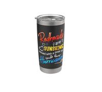 Redheads Are Sunshine Mixed With A Little Hurricane - Funny Vaso térmico de acero inoxidable de doble pared