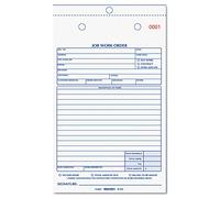 Rediform - Libro de Orden de Trabajo de Trabajo, 5 1/2 x 8 1/2, Dos Partes, 50/Libro 4L456 (DMi EA