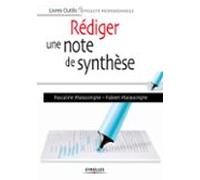Rédiger Une Note De Synthèse (ebook)