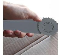 Redimensionador de cajas de cartón, herramienta de puntuación de cartón para embalaje con rueda de rastreo, reductor de tamaño de mano para almacenamiento y transporte, cajas de envío, diseño compacto