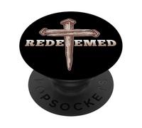 Redimido Jesús Cruzar El Camino La Verdad La Vida Arte EN LA Espalda PopSockets PopGrip Adhesivo