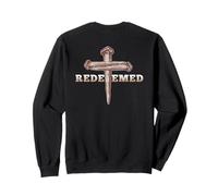 Redimido Jesús Cruzar El Camino La Verdad La Vida Arte EN LA Espalda Sudadera