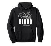 Redimido por la Sangre Efesios 1:7 Mensaje Inspirador Sudadera con Capucha