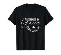 Redimidos Por Gracia Corazones Dios Renovados Dios Fe Jesús Camiseta