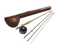 Redington - Kit de Pesca con Mosca de Agua Dulce, caña de Trucha de 5 plomos y 2,74 m, Carrete Crosswater, línea de Mosca, Anzuelo y Funda de Transporte