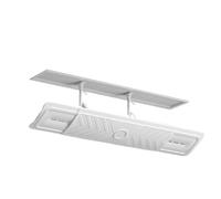 Redirector de ventilación de aire acondicionador - PP 60 x 16,5 x 3 cm | AC Vent Deflector Cover, ajustable Air Baffle, Ceiling Register Airs Redirector, Window AC Shield Cover Airflow Guide | Home