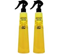 Redist Acondicionador para el cabello de 2 fases, 400 ml, Miracle Oil 40, tratamiento para el cabello, spray sin enjuague, elimina el perfume de las puntas abiertas, spray de calor (Paquete de 2)