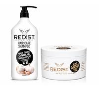 Redist Professional Pack Champú de Ajo 1000ml + Mascarilla Capilar 12 en 1 con biotina - Hidratación, Reparación y Fortalecimiento del Cabello
